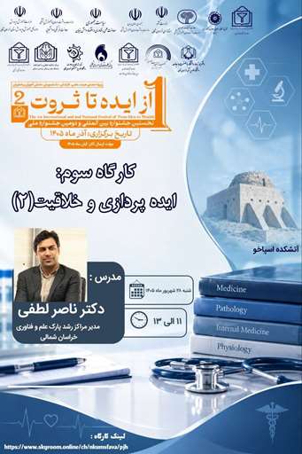 کارگاه سوم اولین جشنواره بین‌المللی و دومین جشنواره ملی«از ایده تا ثروت»